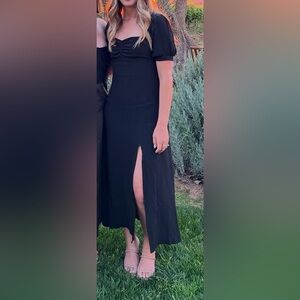 Rue Stiic Black square neck dress Women's